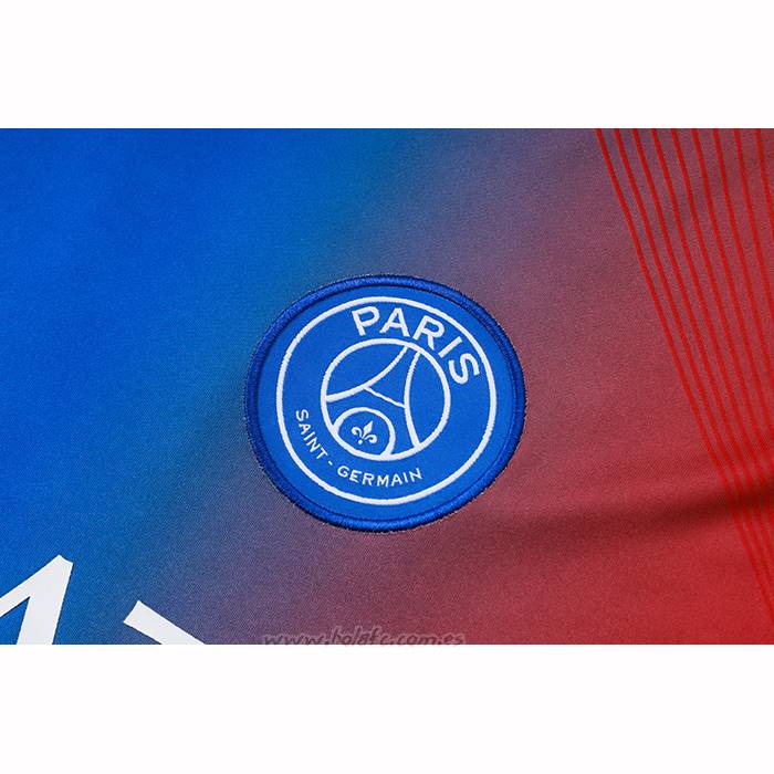 Chandal del Paris Saint-Germain Manga Corta 2025-2026 Azul Rojo - Pantalon Corto